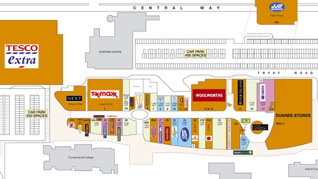 Layout 1 Antonine Center floorplan illustration