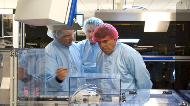 BL_1 Photocomedia capture the production process being explained to the CEO
