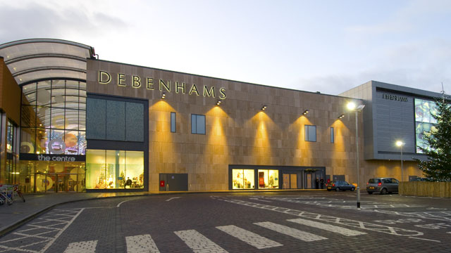 C_3 Exterior shot of Debenhams