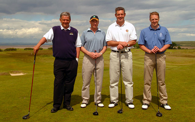 Gavin Hastings and his team at Craigielaw Golf Club Gavin Hastings and his team at Craigielaw Golf Club