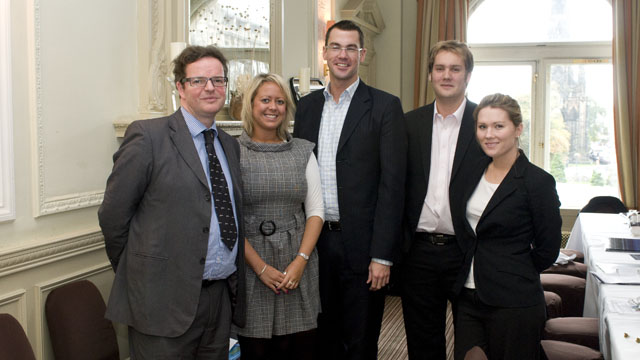 Group shot of World events team