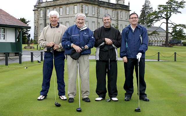 MGA1005 Golfers enjoying fundraising event