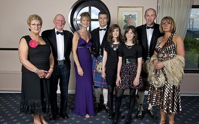 Ashley and Fraser with family